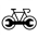 Pictogramme bornes d'entretien pour vélo.