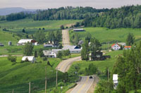 Photo d'un village-relais.