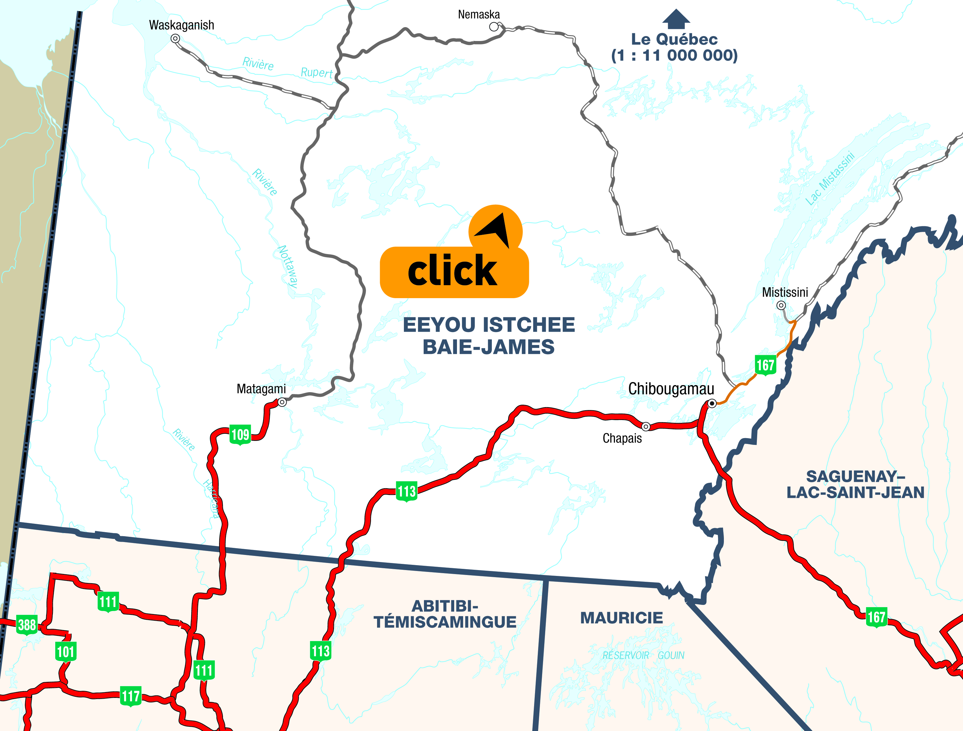 Nord-du-Qubec - Click here for detailed map.